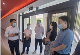 副会长单位中铁十二局到安新县开展党建工作调研