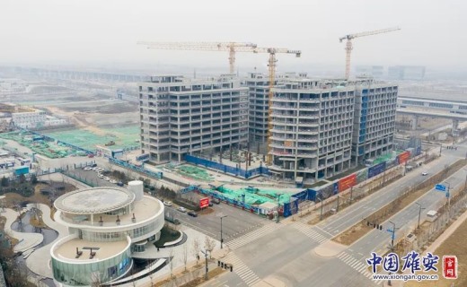 【会员动态】看建雄安丨立于春始 不负春光！常务副会长单位中交未来科创城建设正酣