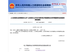 【会员动态】会长单位奇安信通过人社部电子数据取证分析师企业内部职业技能等级认证资质